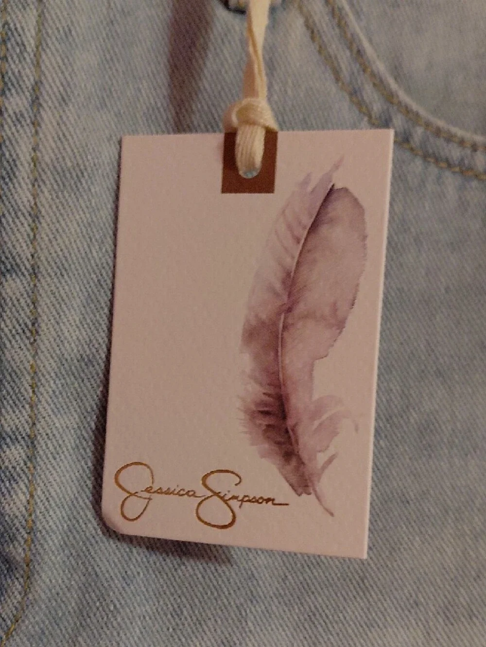 Jessica Simpson light blue
